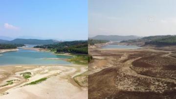 Aslantaş Barajı’ndaki doluluk oranı düşmeye devam ediyor