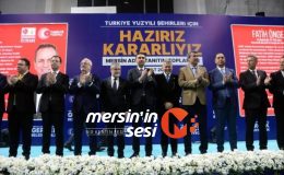 Mersin’de Cumhur İttifakı’nın belediye başkan adayları tanıtıldı